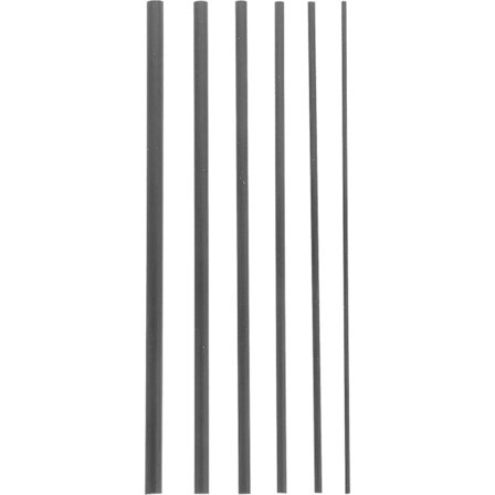 6 stk. Fiskestavs Reparationsværktøj Stavs Reparation Kulfiber Fiskestavs Reparation Kulfiber Reparationsforsyninger