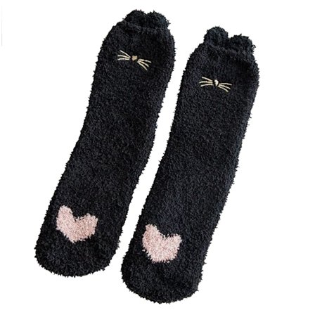 5 st Fuzzy Socks för kvinnor