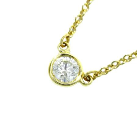 Tiffany & Co. Pre-owned Pre-owned Farvet Guld halskaeder Gul, Dame Vintage Smykker, Størrelse: ONE Size