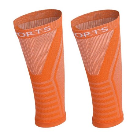 Fotlösa kompressionsstrumpor vadkompressionsskydd ben orange KLB