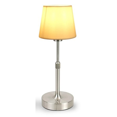 Trådlös Bordslampa, USB-Uppladdningsbar Skrivbordslampa med Höjdjustering & Touch Dimmer