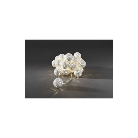 Ljusslinga 24 varmvit LED vit 3m