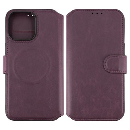 iPhone 15 Pro Max Plånboksfodral med Magsafe Rvelon - Lila