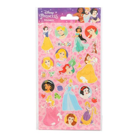 Klistermärken Glitter Disney Prinsessor