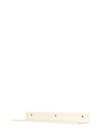 NOBODINOZ Steel Wall Shelf Large 50X16X6 - Cream - ONE SIZE