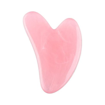 Ansiktsrullmassageapparat Ansiktslyft bantning Ansiktsmassage Natural Rose Resin Roller Gua Sha Set Guasha skrapa