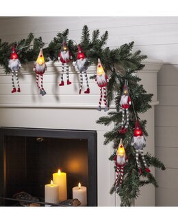 Ljusslinga juldekoration Alf Röd - Star Trading