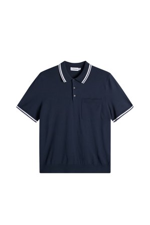 J.Lindeberg - Ramon Knit SS Polo - Fashion - Blue - Men - M