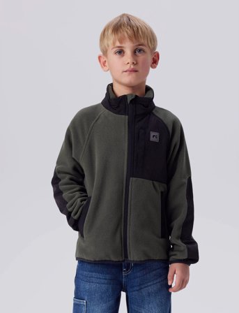 name it Nknmyles Fleece Jacket - Green - 152