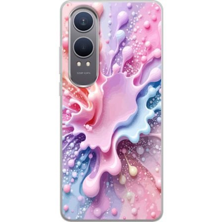 Kompatibel Mobilcover til OnePlus Nord CE4 Lite Pastell splash - Abstrakt motiv i lyserøde, blå og lilla toner