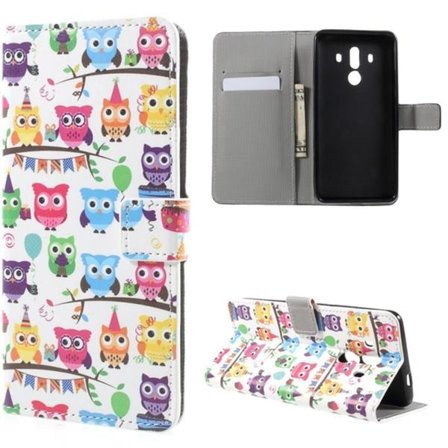 Plånboksfodral Huawei Mate 10 Pro – Ugglor På Kalas