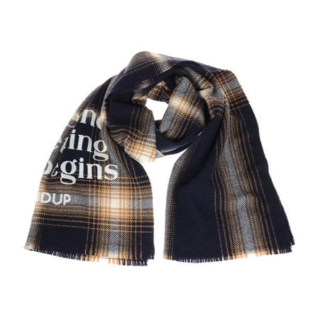 Dondup, Winter Scarves Zwart, Dames, Maat:ONE Size