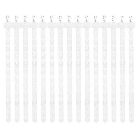 20 st Merchandise Hängande Strip Varor Display Hanger Merchandise Visar Strip