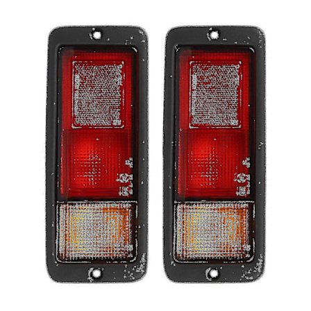 2 stk. Venstre Højre Baglygte Lampe Mb124963 Til Mitsubishi Pajero Hy (FMY)