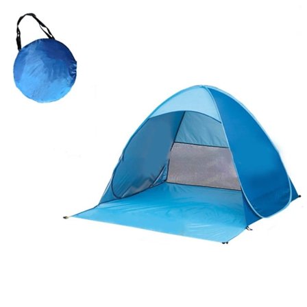 Telt Skygge Strandtelt BLÅ BLÅ