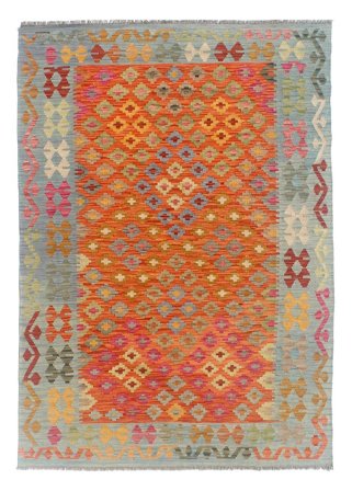 Käsinkudottu Kelim Afghan Old Style Matot 147X212