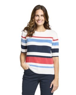 Randig jumper Blå/vit - 36/38 - Åshild