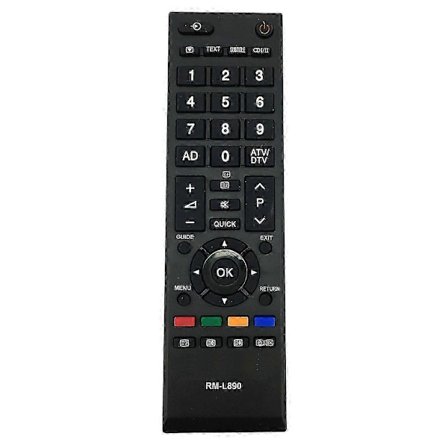 Uusin yleiskaukosäädin korvaa Toshiba TV -kaukosäätimen kaikille Toshiba-televisioille LCD HDT:n korvaamiseen