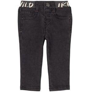 Kids - IKKS Black Logo Jeans 12 Months - Bottoms - 12 months - Black