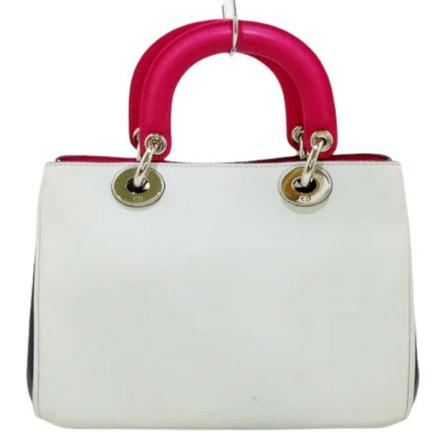 Dior Vintage, Pre-owned Leather totes Blauw, Dames, Maat:ONE Size
