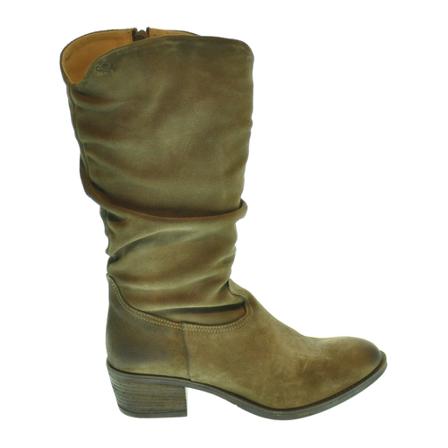 Aqa, Heeled Boots Groen, Dames, Maat:40 EU