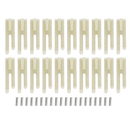 20 Sæt T58N Trykfod Bærbar Plast Symaskine Trykfodssæt med Fjedre til Industrisymaskine