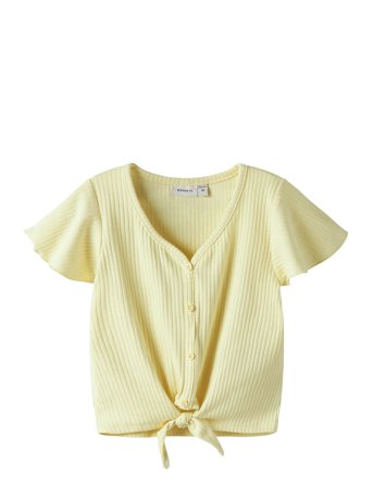 name it Nmffsand Ss Short Top - Yellow - 92