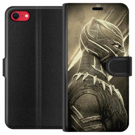 Apple Iphone Se (2020) Plånboksfodral Wakanda Forever : Black