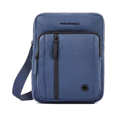 Piquadro, Cross Body Bags Blauw, Heren, Maat:ONE Size,stof