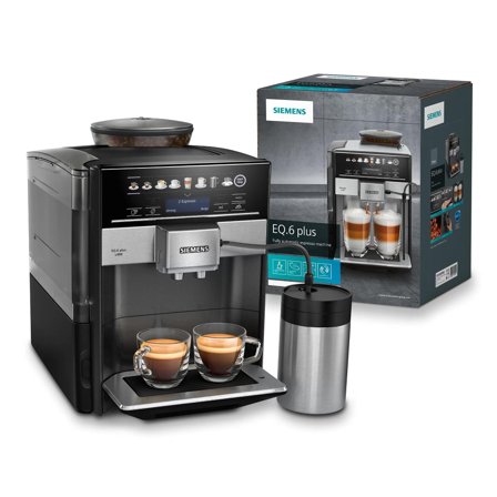 Siemens EQ.6 plus s800 TE658209RW - automatisk kaffemaskin med cappuccinatore - 19 bar - svart