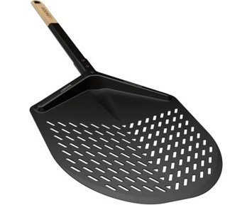 Gozney-Balance Placement Peel M. Peel Size: 12''. Aluminium Alloy with wooden handle-Lett og smidig pizzaspade i perforert aluminium, 12"-Barbecue-