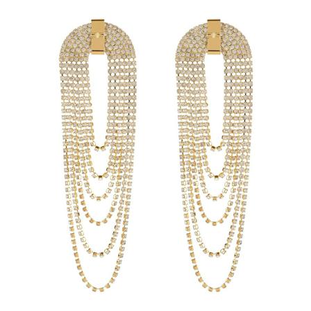 Elisabetta Franchi Earrings Gul, Dame Øreringe, Størrelse: ONE Size