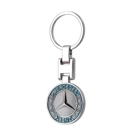 H spænde nøglering bil logo 3D dobbeltsidet fortykket vedhæng gave