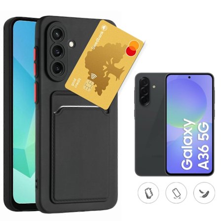 Samsung Galaxy A36 cover mobilcover kortholder slot sort