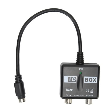 ABS Professional IO20 Link/Sync RF-modulaattori, TV-muunnin, videomuunnos, erityisesti HD SKY BOX -laitteelle