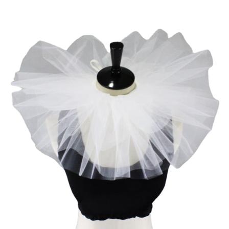 Damkrage Avtagbar halv Puffy Stage Performance Studio Photography Black
