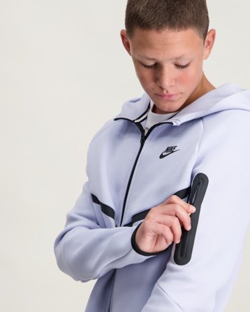 Nike B Nsw Tch Flc Fz - Pd Blå Huvtröjor/Hoodies Kille - Kids Brand Store