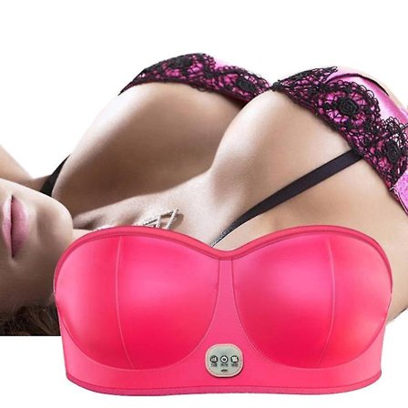 Electric Chest Enlarge Massager Breast Enhancer Booster Heating Breast Stimulator-wtake