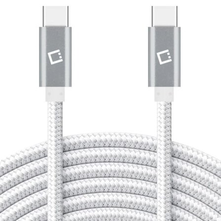 iPhone 15 Pro MAX USB-C Vävd Laddningskabel - 3 Meter - (Vävd) (3M)