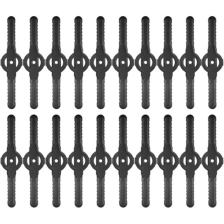 Kantfræser Plastblad 20stk