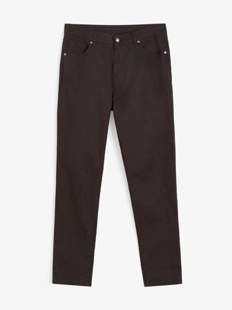 Brown Trousers Slim Fit