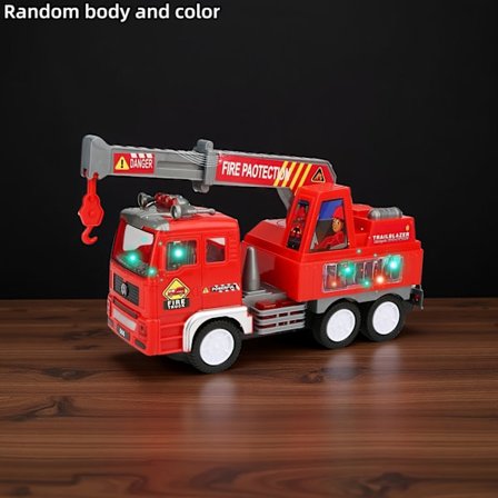 Ny multifunksjonell elektrisk tankbil, søppelbil, brannbil, kranleke, billige leker til barn, Halloween, jul, bursdagsgaver