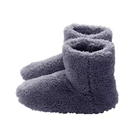 Vinterfodvarmersko Bløde elektriske varmesko USB-sne støvler Vaskbare elektriske sko Skistøvler