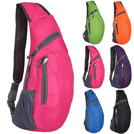 Bröstväska för män Vattentät Travel Sport Cross Body axelväska - stock