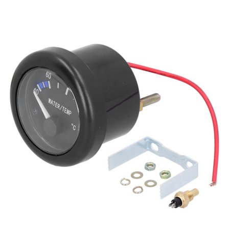Marine Vandtemperaturmåler 12V 40-120C LED Baggrundslys Alarm Sensor Indikatorlys