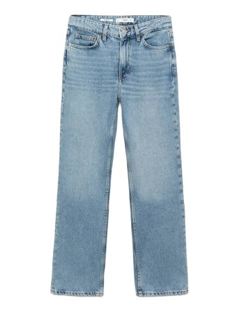 Matilda Medium-Rise Straight-Fit Jeans Blue Mango
