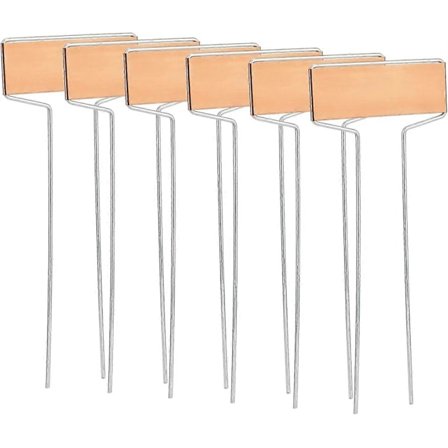 HAVE Planteetiketter Kobber Planteetiketter 20-pak Kobber Metal Planteetiketter Kobber