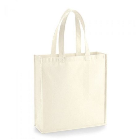 Westford Mill Gallery Canvas Tote En Storlek Naturlig