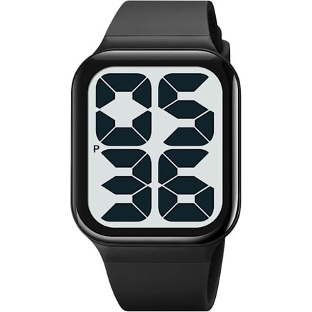 Stor LED Digital Klocka med Datum och Tid, 3Bar Vattentät Armbandsur Herr Dam Sportklockor ...