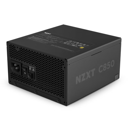 NZXT C850 Gold ATX 3.1 850 Watt 80 PLUS Gold Fully Modular ATX 3.1 PSU - 10-års garanti